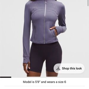 Lululemon Define Jacket Cropped Nulu